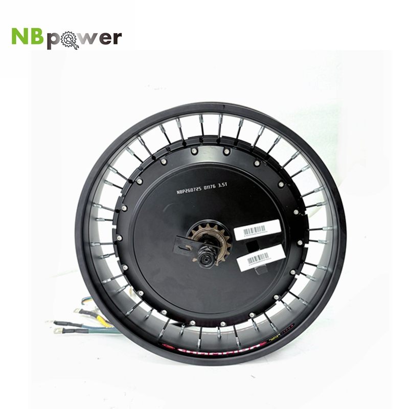 72V 8000W Brushless Hub Motor - NBpower/QS V3 273 40H Motorcycle 20/24/26x4.0
