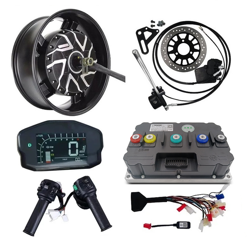 12000W Electric Motorcycle Hub Motor - Electric Motorcycle Hub Motor Kits 6.0x17
