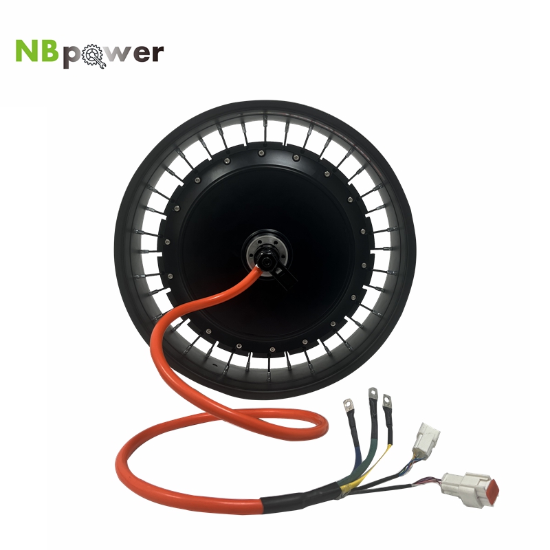 72V 8000W Brushless Hub Motor - NBpower/QS273 40H 20x4/24x4/26x4 rated 72V 4000W