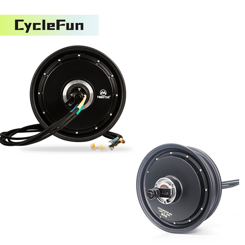 72V 8000W Brushless Hub Motor - 8000W YMMOTOR 12*3.5inch In-wheel Brushless DC