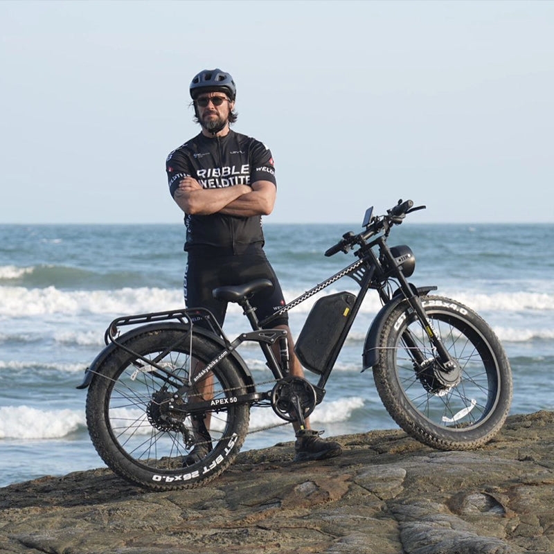 ANDSKY Apex50 AWD Electric Bik - 48V 1500W Rear Hub Motor With Battery 评论和价格