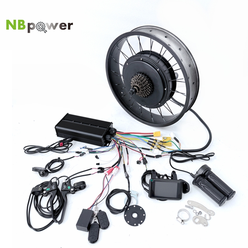 NBpower 72V 5000W 70-90km/h BL - 5000W Hub Motor Kit 72V 评论和价格