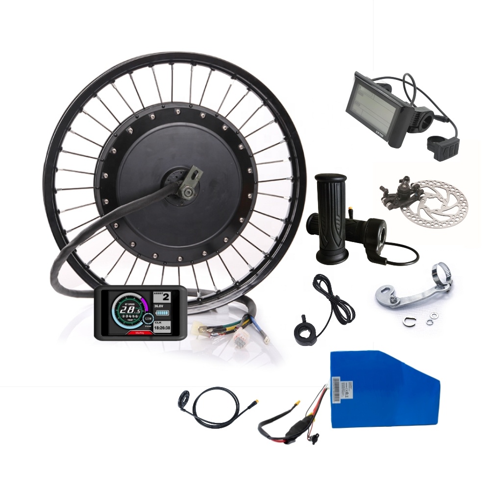 Big Torque Electric Bicycle Bi - 5000W Hub Motor Kit 72V 评论和价格