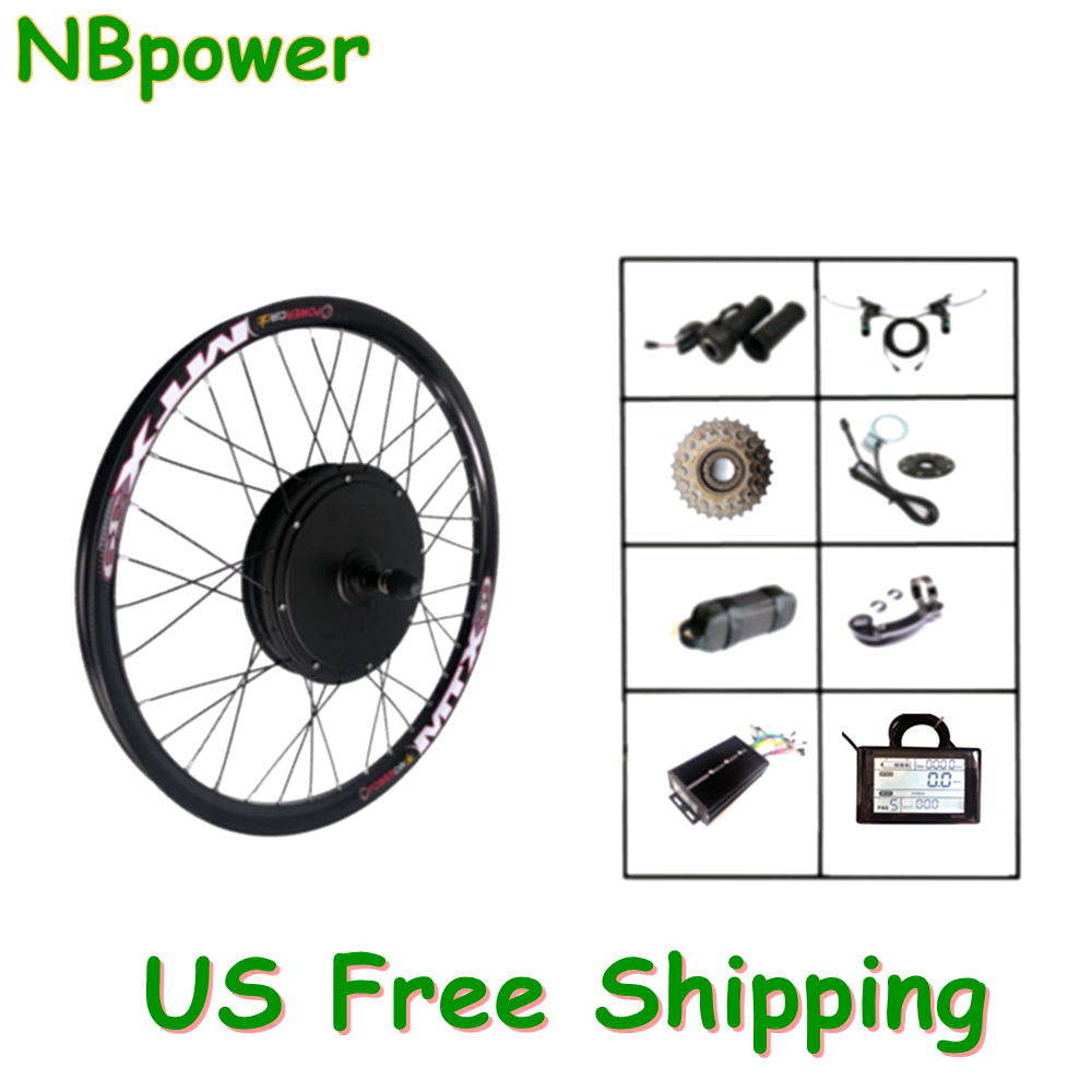 US StockNBpower 70km/h 72v 200 - Dual Motor Ebike Kit 2000W 评论和价格