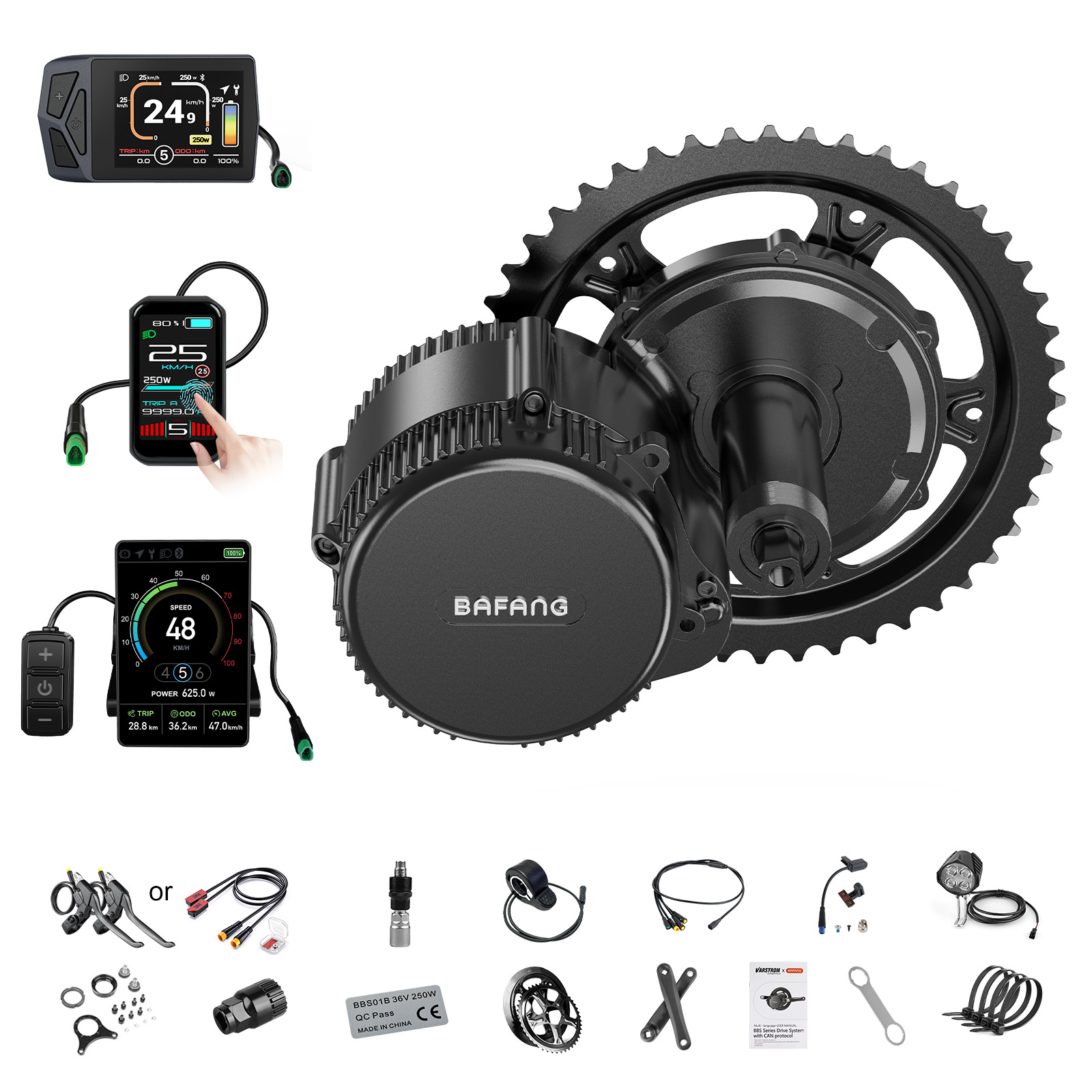 [US Local Shipping] Bafang Mot - Central Motor Kit With Torque Sensor 500W 评论和价格
