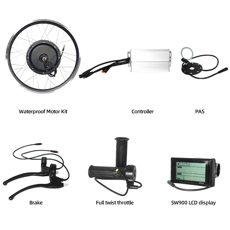 New Electric Conversion Kit 72 - 12000W Electric Motorcycle Hub Motor 评论和价格