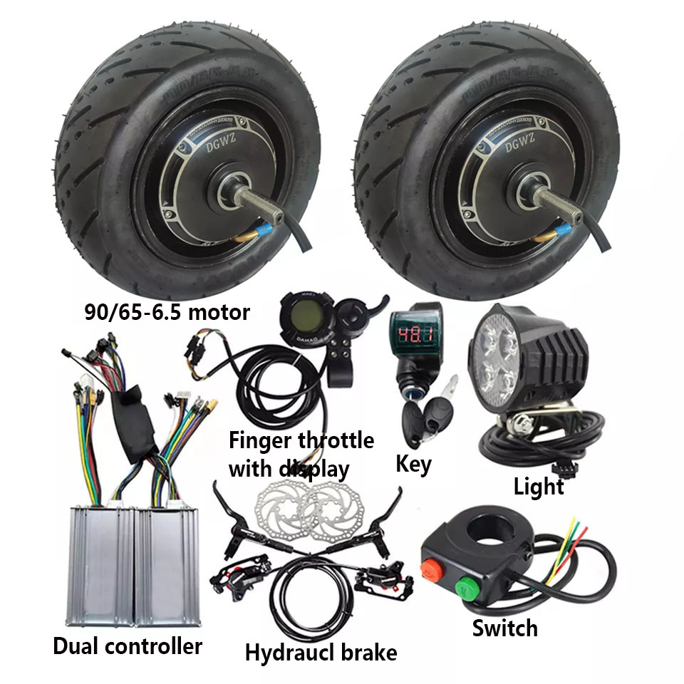 48V 2000w Ebike Comversion Kit - Dual Motor Ebike Kit 2000W 评论和价格