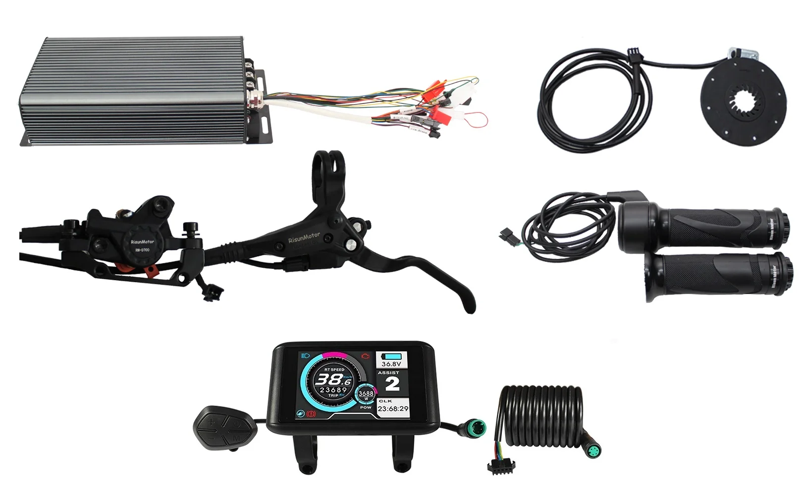48V-72V 100A 5000W eBike Fat W - 5000W Hub Motor Kit 72V 评论和价格