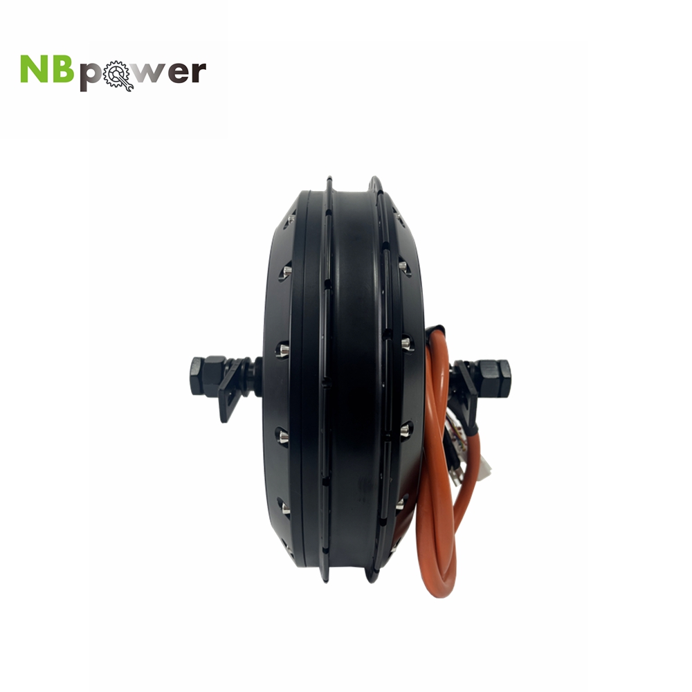 NBpower 18x22mm Axle  40H QS 2 - 72V 8000W Brushless Hub Motor 评论和价格