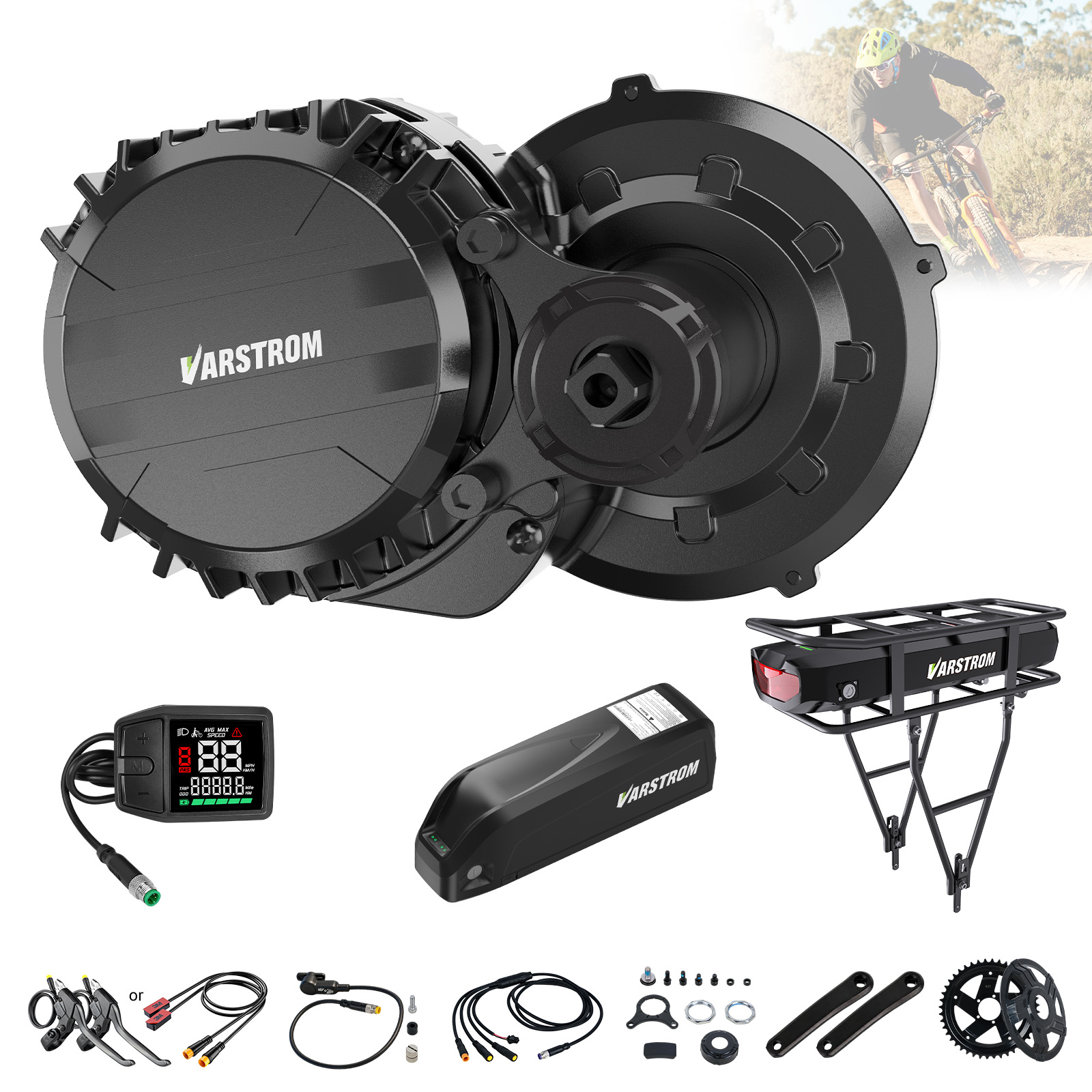 Varstrom 750W Mid Motor Kit To - Torque Sensor Mid Drive Motor Kit 评论和价格