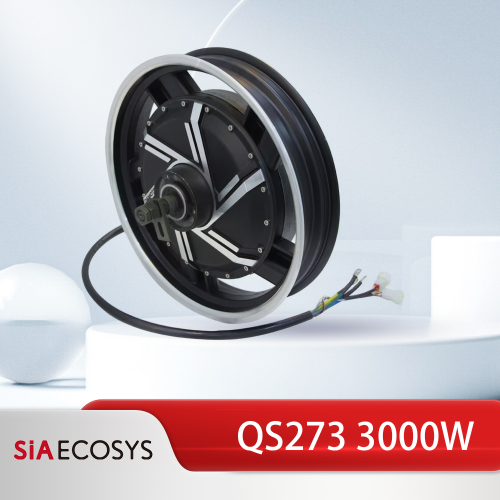 QSMOTOR QS273 17-inch 3000W V3 - 17 Inch Motorcycle Rim Hub Motor 72V 评论和价格